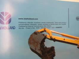 New Holland LB115 kaivurikuormain -myyntiesite / sales brochure