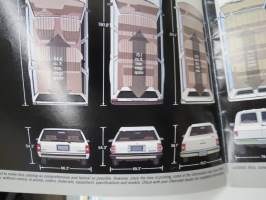 Chevrolet 1984 Wagons Cavalier, Celebrity, Caprice Classic, Suburban, Sportvan, S-10 Blazer, K10 Blazer -myyntiesite  / sales brochure