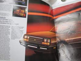Chevrolet 1984 Wagons Cavalier, Celebrity, Caprice Classic, Suburban, Sportvan, S-10 Blazer, K10 Blazer -myyntiesite  / sales brochure