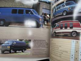 Dodge 1990 Ram Van -myyntiesite  / sales brochure