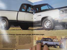 Dodge 1990 Ram Pickup -myyntiesite  / sales brochure