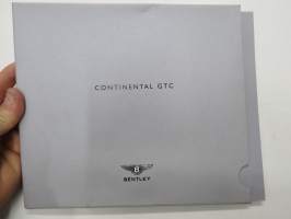 Bentley Continental GTC -myyntiesite / lanseerauskansio