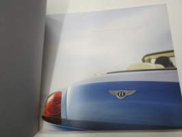 Bentley Continental GTC -myyntiesite / lanseerauskansio