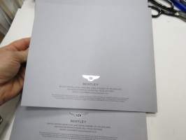Bentley Continental GTC -myyntiesite / lanseerauskansio