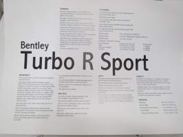 Rolls-Royce &amp; Bentley 1996 Press Information -myyntiesite / lanseerauskansio