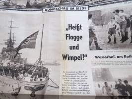 Hamburger Fremdenblatt - Rundschau im Bilde, 9.1.1939 -sanomalehden kuvasivu merkittävistä Saksan ja maailman tapahtumista / henkilöistä (ei koko lehti)