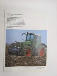 Fendt Favorit 816, 818, 822, 824 tractor / traktori -myyntiesite, englanninkielinen / sales brochure, in english