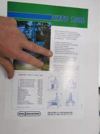 Keto 150 Harvesteri - Päätehakkuuseen tehty -myyntiesite / sales brochure, in finnish