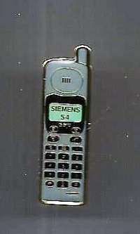 Siemens kännykkä  - lukkoneulamerkki rintamerkki