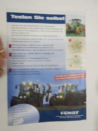 Fendt Vario und mehr... -tractor sales brochure, in german / traktorin myyntiesite, saksankielinen