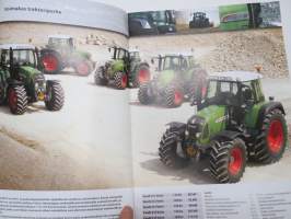 Fendt 400 Vario traktori -myyntiesite, suomenkielinen / tractor sales brochure, in finnish