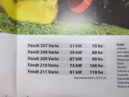 Fendt 200 Vario traktori -myyntiesite, suomenkielinen / tractor sales brochure, in finnish