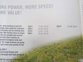 Fendt Farmer 400 Vario 409, 410, 411, 412 traktori -myyntiesite, englanninkielinen / tractor sales brochure, in english