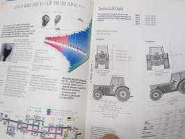 Fendt Farmer 400 Vario 409, 410, 411, 412 traktori -myyntiesite, englanninkielinen / tractor sales brochure, in english