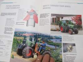 Fendt Farmer 400 Vario 409, 410, 411, 412 traktori -myyntiesite, englanninkielinen / tractor sales brochure, in english