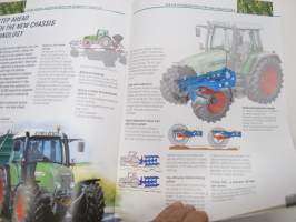 Fendt Farmer 400 Vario 409, 410, 411, 412 traktori -myyntiesite, saksankielinen / tractor sales brochure, in english