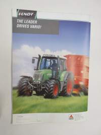 Fendt Farmer 400 Vario 409, 410, 411, 412 traktori -myyntiesite, saksankielinen / tractor sales brochure, in english