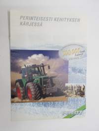 Fendt - Perinteisesti kehityksen kärjessä - 500  000 Fendt traktoria 16.6.1996 traktori -myyntiesite  / tractor sales brochure, in finnish