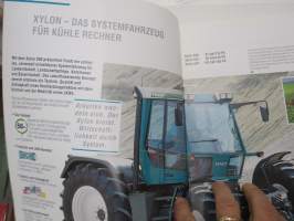 Fendt Xylon 520, 522, 524 traktori -myyntiesite, saksankielinen / tractor sales brochure, in german