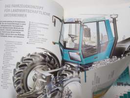 Fendt Xylon 520, 522, 524 traktori -myyntiesite, saksankielinen / tractor sales brochure, in german