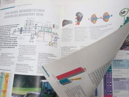 Fendt Xylon 520, 522, 524 traktori -myyntiesite, saksankielinen / tractor sales brochure, in german
