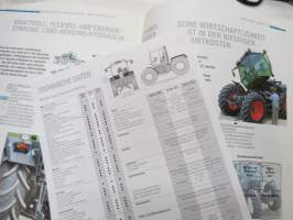 Fendt Xylon 520, 522, 524 traktori -myyntiesite, saksankielinen / tractor sales brochure, in german
