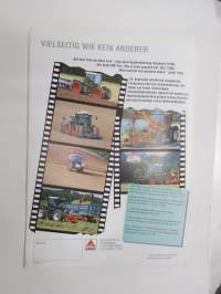 Fendt Xylon 520, 522, 524 traktori -myyntiesite, saksankielinen / tractor sales brochure, in german
