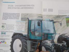 Fendt Xylon 520, 522, 524 traktori -myyntiesite, ruotsinkielinen / tractor sales brochure, in swedish