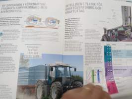 Fendt Xylon 520, 522, 524 traktori -myyntiesite, ruotsinkielinen / tractor sales brochure, in swedish