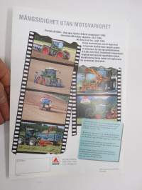Fendt Xylon 520, 522, 524 traktori -myyntiesite, ruotsinkielinen / tractor sales brochure, in swedish