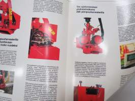 AM-Pienpuuharvesterit AM-200, AM-240 S, AM 280 S -myyntiesite, forestry equipment sales brochure, in finnish