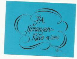 J A Sprangers-Rave  - Ex Libris