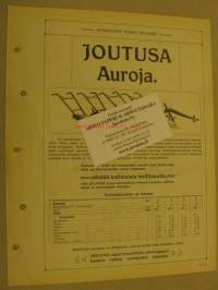 Joutusa auroja myyntiesite v. 1911