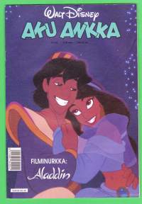 Aku Ankka 1993 N:o 48. Filminurkka Aladdin.