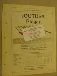 Joutusa auroja myyntiesite v. 1911