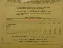 Joutusa auroja myyntiesite v. 1911