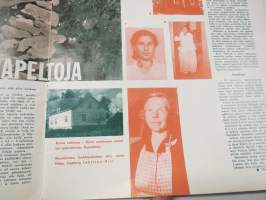 Jallu 1962 nr 9 Kansikuva Reine Rimon, Miss Yyteri, Mustalaisten miljoonapeltoja - Rauha Laina Palm &amp; Saara Theslund ym. huijaamassa - Malmin tummien pärttylinyö...