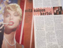 Jallu 1962 nr 9 Kansikuva Reine Rimon, Miss Yyteri, Mustalaisten miljoonapeltoja - Rauha Laina Palm &amp; Saara Theslund ym. huijaamassa - Malmin tummien pärttylinyö...