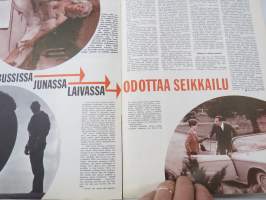 Jallu 1962 nr 9 Kansikuva Reine Rimon, Miss Yyteri, Mustalaisten miljoonapeltoja - Rauha Laina Palm &amp; Saara Theslund ym. huijaamassa - Malmin tummien pärttylinyö...