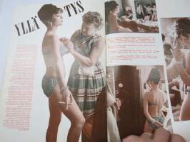 Jallu 1962 nr 9 Kansikuva Reine Rimon, Miss Yyteri, Mustalaisten miljoonapeltoja - Rauha Laina Palm &amp; Saara Theslund ym. huijaamassa - Malmin tummien pärttylinyö...