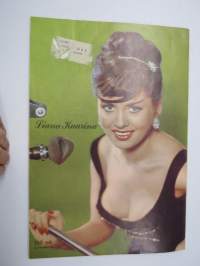 Jallu 1962 nr 9 Kansikuva Reine Rimon, Miss Yyteri, Mustalaisten miljoonapeltoja - Rauha Laina Palm &amp; Saara Theslund ym. huijaamassa - Malmin tummien pärttylinyö...