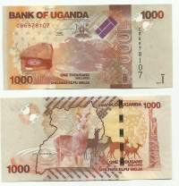 Uganda 1000 Shillings 2017  seteli