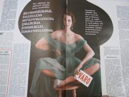 Jallu 1962 nr 2 Kansikuva Mamie van Doren, Nuoria tyttöjä katoaa arabimaihin, Olin mies - nyt nainen - Kurt Hamström osa 2., Lunta ja lempeä, ym.