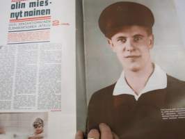 Jallu 1962 nr 2 Kansikuva Mamie van Doren, Nuoria tyttöjä katoaa arabimaihin, Olin mies - nyt nainen - Kurt Hamström osa 2., Lunta ja lempeä, ym.