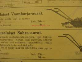 Sack´in syväviljelys- ja universaaliaurat -myyntiesite