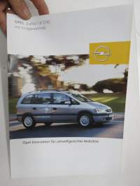 Oel Safira 1.6 CNG mit Erdgasamntrieb (maakaasukäyttöinen) -myyntiesite / sales brochure