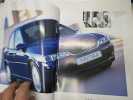 Opel Vectra 2001 -myyntiesite / sales brochure