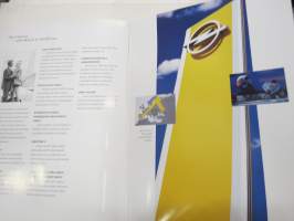 Opel Vectra 2001 -myyntiesite / sales brochure