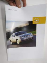 Opel Vectra 2002 -myyntiesite / sales brochure