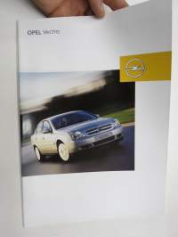 Opel Vectra 2002 -myyntiesite / sales brochure